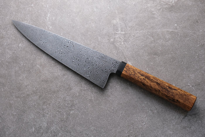 8 1/2 Inch (215mm) Topographic Pattern Chefs Knife