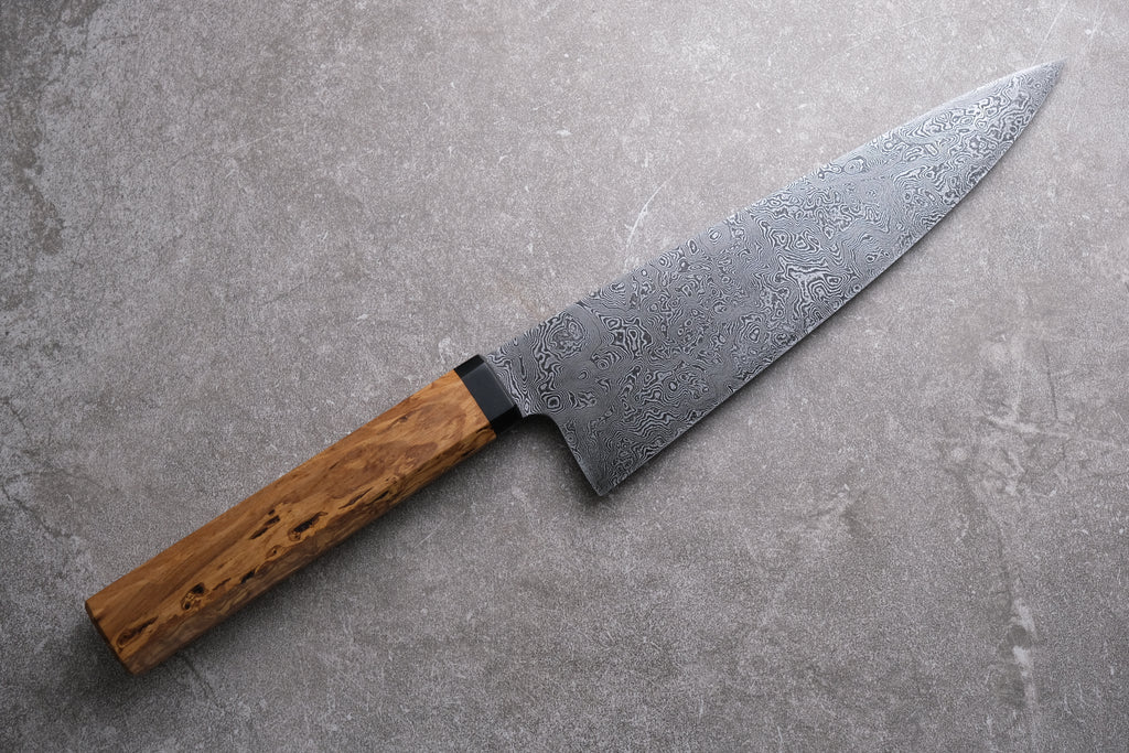8 1/2 Inch (215mm) Topographic Pattern Chefs Knife