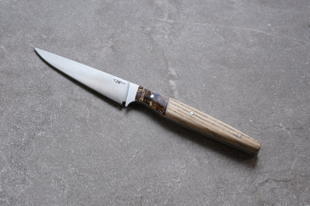 Ash & Resin Handled Stainless Steel Steak Knives