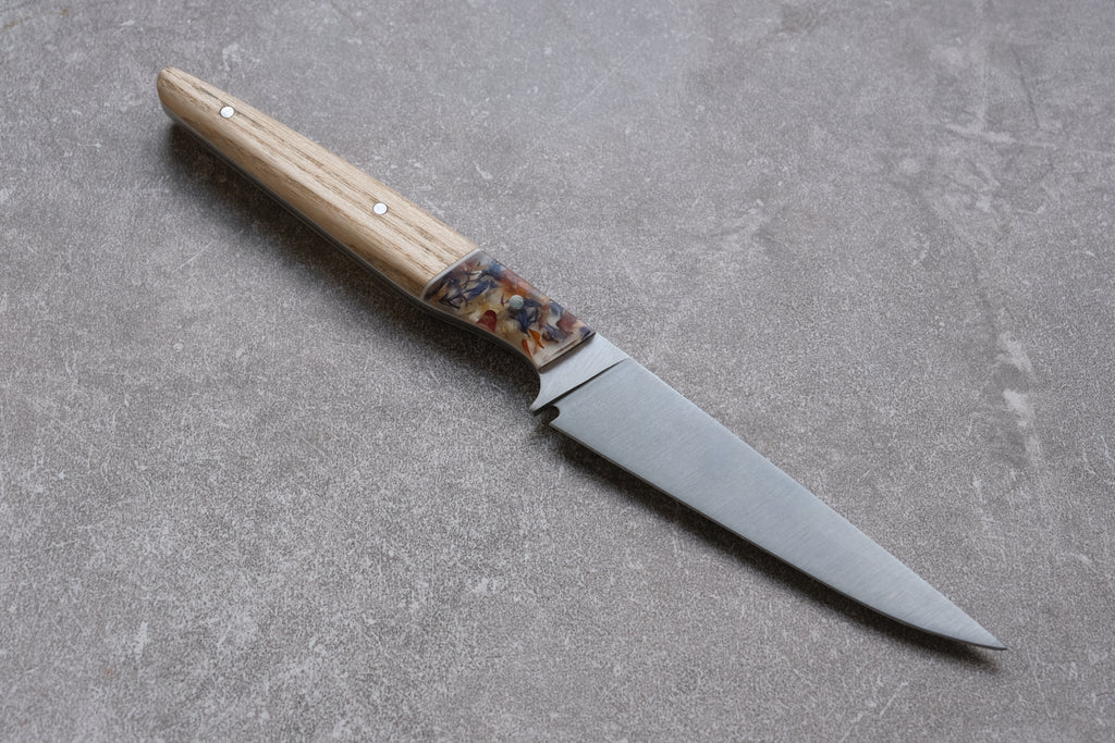 Ash & Resin Handled Stainless Steel Steak Knives