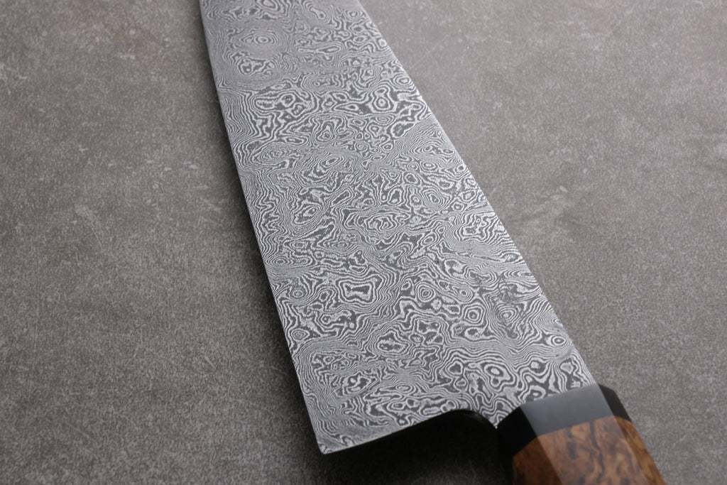 8 1/2 Inch (215mm) Topographic Pattern Chefs Knife