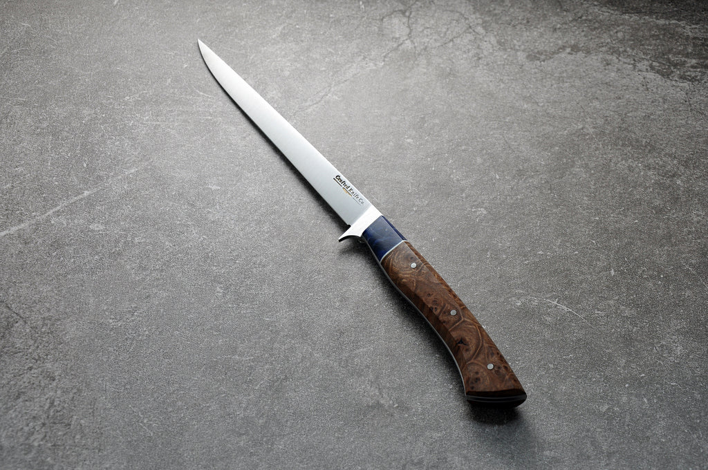 7 Inch Stainless Steel Boning Knife With Maple & Elm Handle